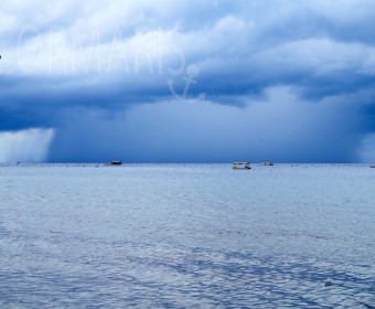 Schlechtwetterfront zieht auf. Foto: cku