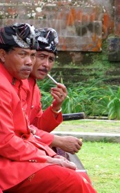 Am Pura Ulun Danu Bratan, einem Wassertempel. Foto: cku