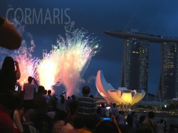 Feuerwerk gab's natürlich auch. Foto: cku