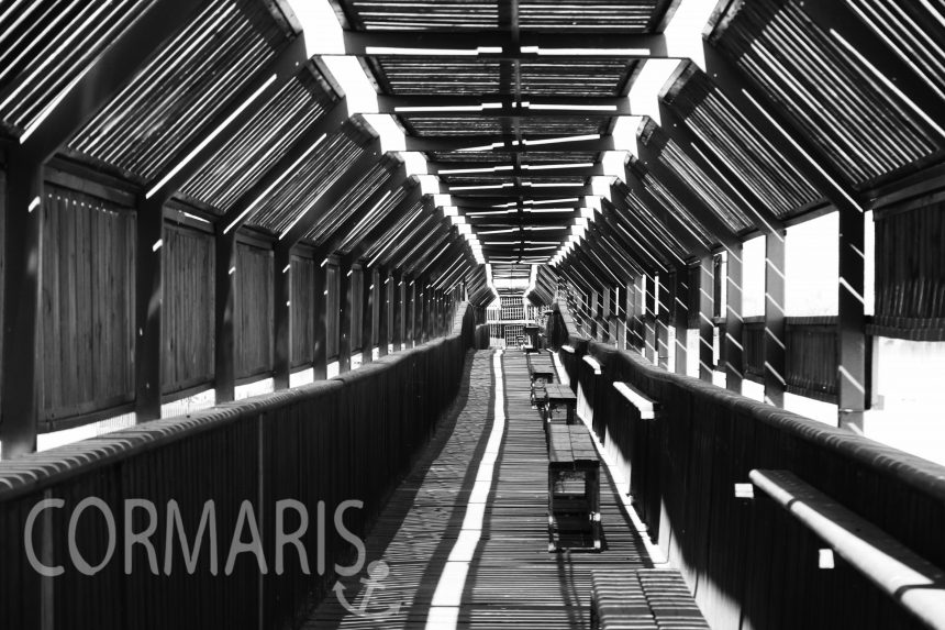 Vogelbeobachtungstunnel im Hula-Park. Foto: cku